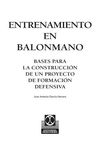 Entrenamiento en balonmano