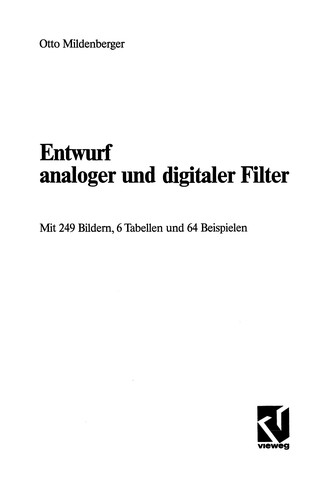 Entwurf analoger und digitaler Filter