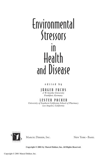 Environmental Stressors in Health and Disease