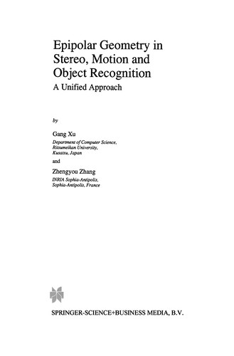 Epipolar Geometry in Stereo, Motion and Object Recognition