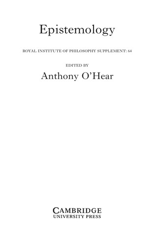 Epistemology