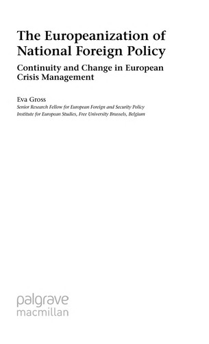 The Europeanization of National Foreign Policy