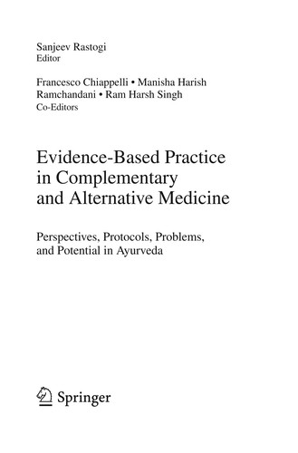 Evidence-Based Practice in Complementary and Alternative Medicine