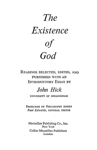 The existence of god