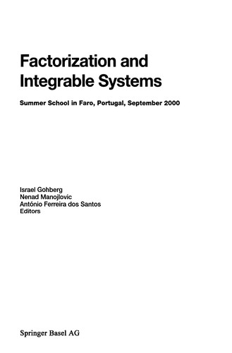 Factorization and Integrable Systems