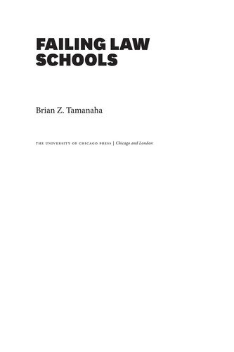 Failing Law Schools