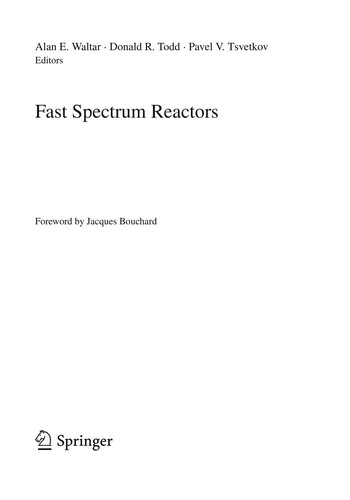 Fast spectrum reactors