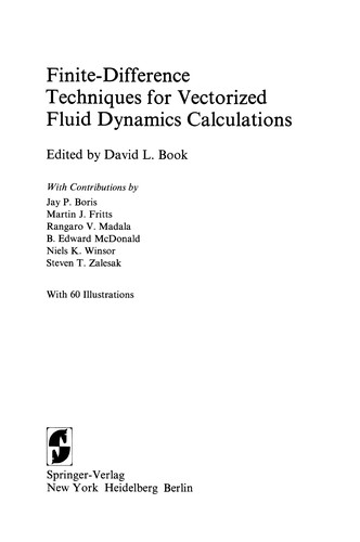 Finite-Difference Techniques for Vectorized Fluid Dynamics Calculations