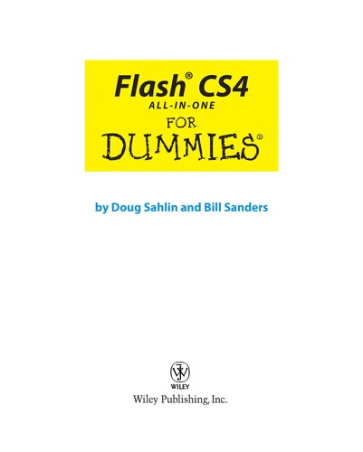 Flash CS4 All-in-One For Dummies