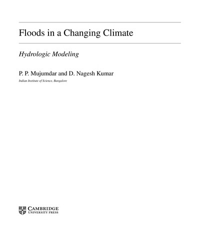 Floods in a changing climate