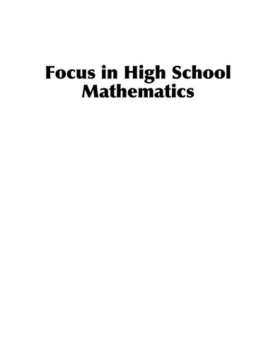 Focus in high school mathematics