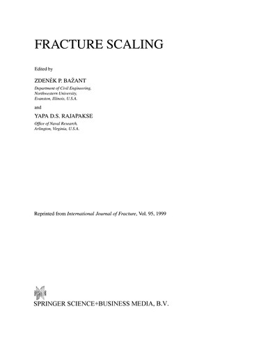 Fracture Scaling