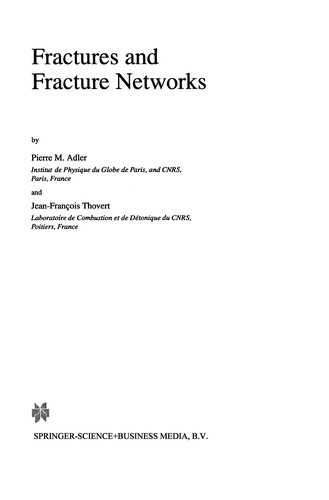 Fractures and Fracture Networks