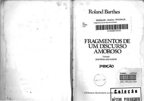 Fragmentos de Un Discurso Amoroso