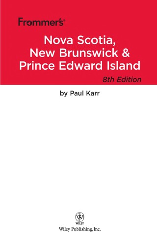Nova Scotia, New Brunswick & Prince Edward Island