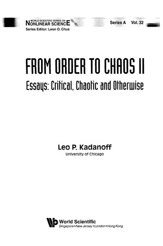 From order to chaos II