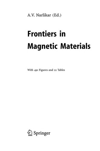 Frontiers in magnetic materials