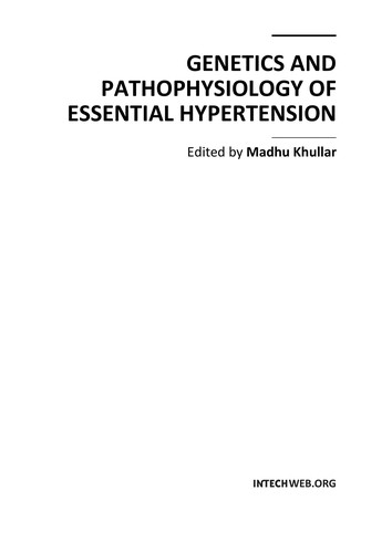 Genetics and Pathophysiology of Essential Hypertension