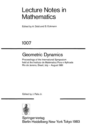 Geometric Dynamics