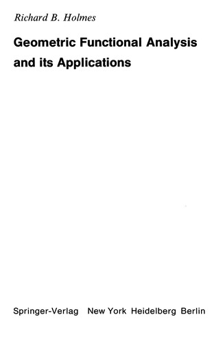 Geometric Functional Analysis and Its Applications