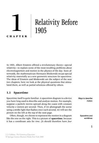 The Geometry of Spacetime