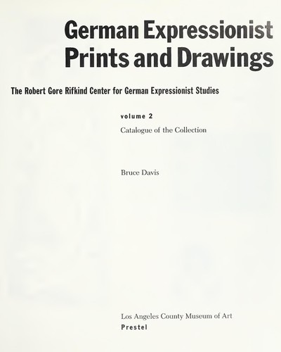 German Expressionist Prints and Drawings