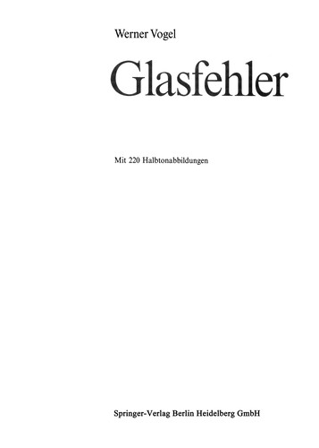 Glasfehler