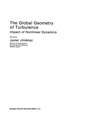 The Global Geometry of Turbulence