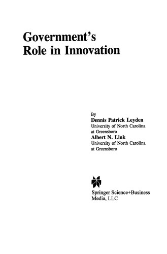 Government's Role in Innovation