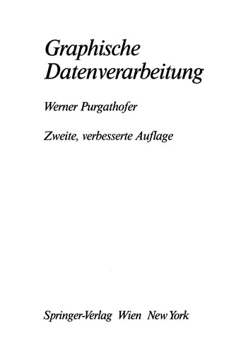 Graphische Datenverarbeitung