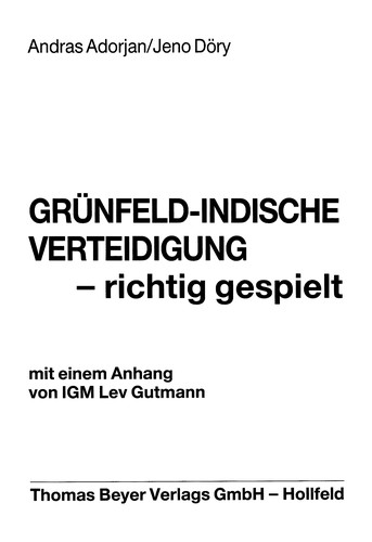 Grünfeld-Indische Verteidigung, richtig gespielt
