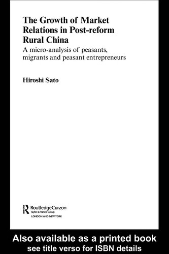 The growth of market relations in post-reform rural China