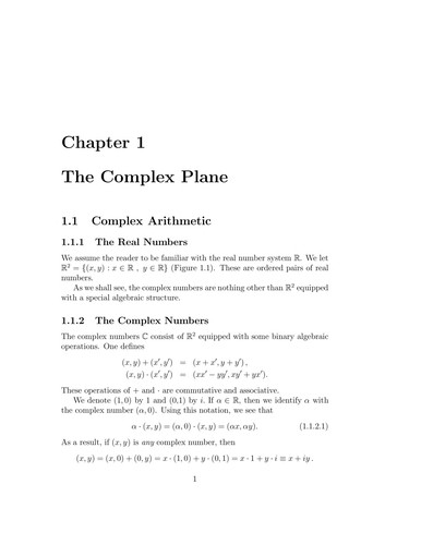 A Guide to Complex Variables