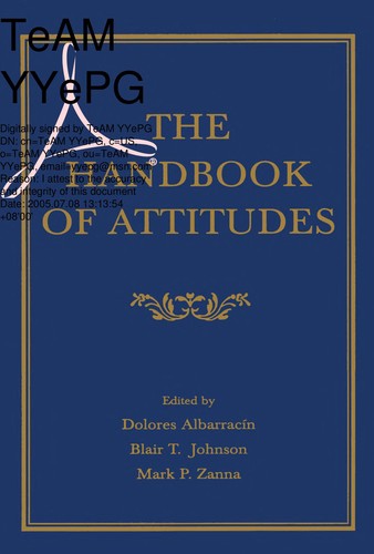 The Handbook of Attitudes