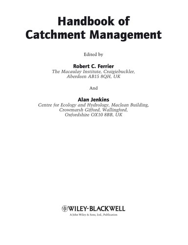 Handbook of Catchment Management