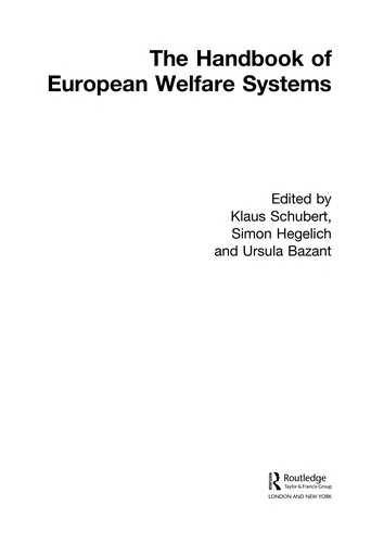 European Welfare Systems