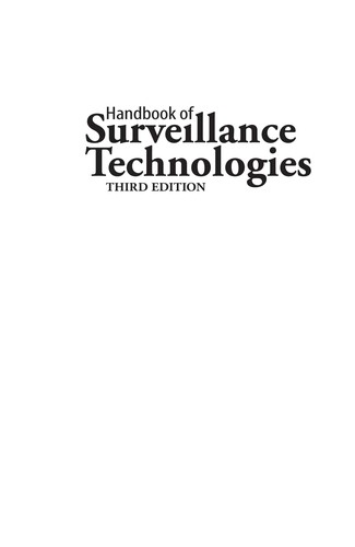 Handbook of Surveillance Technologies