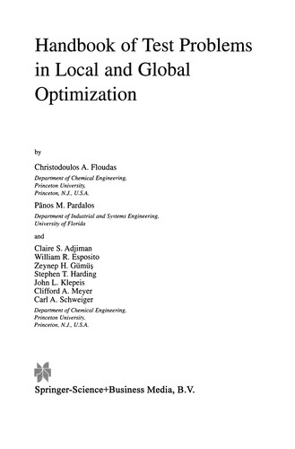 Handbook of Test Problems in Local and Global Optimization