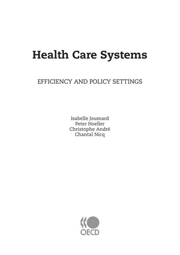 Health Care Systems