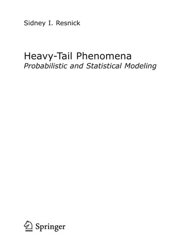 Heavy-tail phenomena