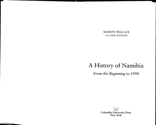 A History of Namibia