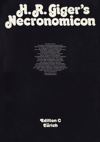 H.R. Giger's Necronomicon