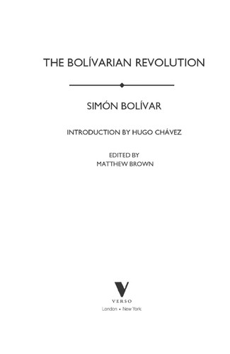 The Bolívarian revolution