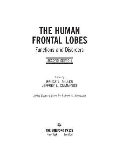 The Human Frontal Lobes