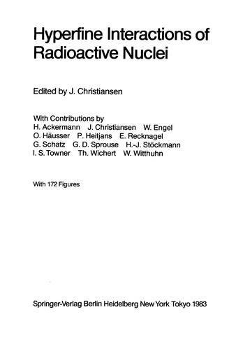 Hyperfine Interactions of Radioactive Nuclei