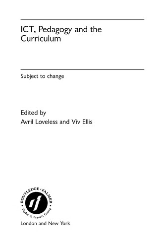 ICT, Pedagogy, and the Curriculum