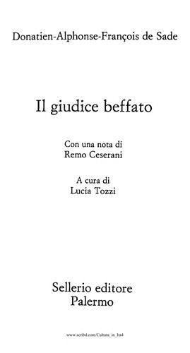 Il giudice beffato