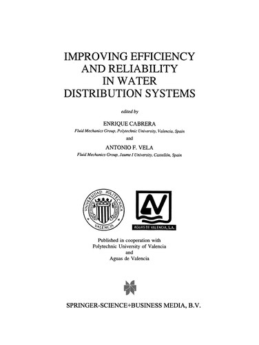 Improving Efficiency and Reliability in Water Distribution Systems