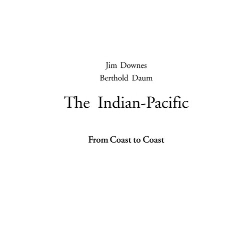 The Indian-Pacific