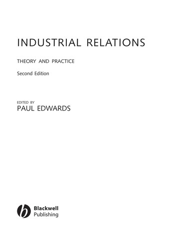 Industrial Relations